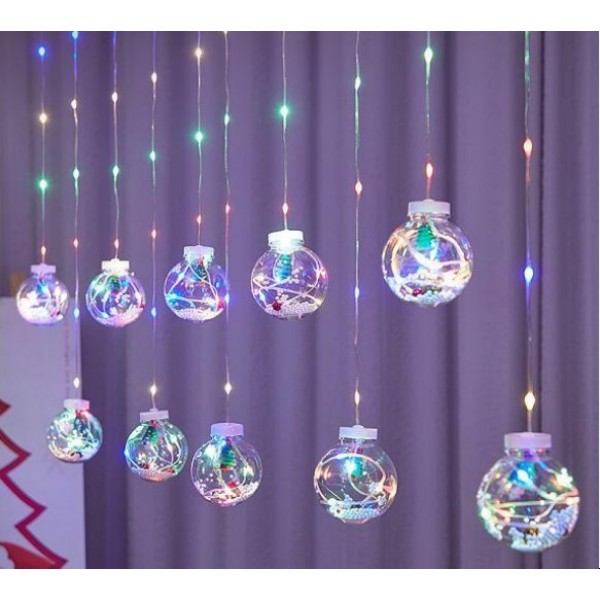 Serie de Luces Led cortina Arbol Navidad disponible en Yaxa Mexico